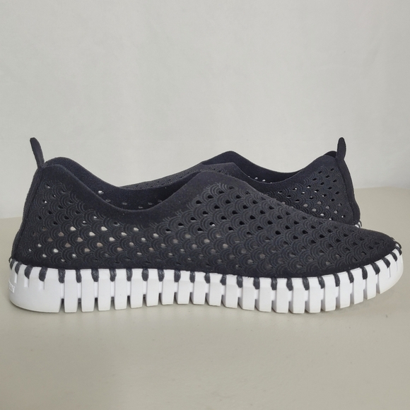 Ilse Jacobsen Hornbaek Womens Black Tulip 139 Flat Slip-On - Size 36 (5.5/6) - Picture 3 of 15